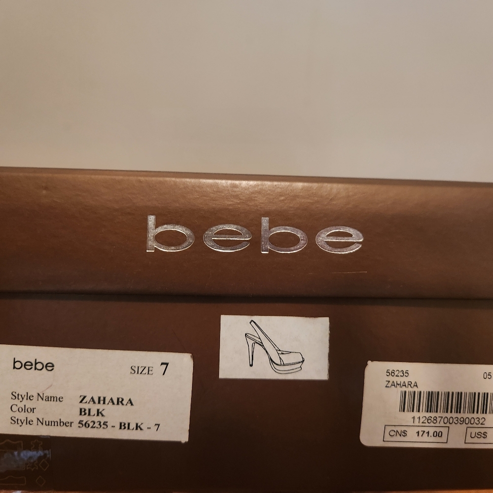 Bebe Heels size 7.  5inch heel - Picture 2 of 10